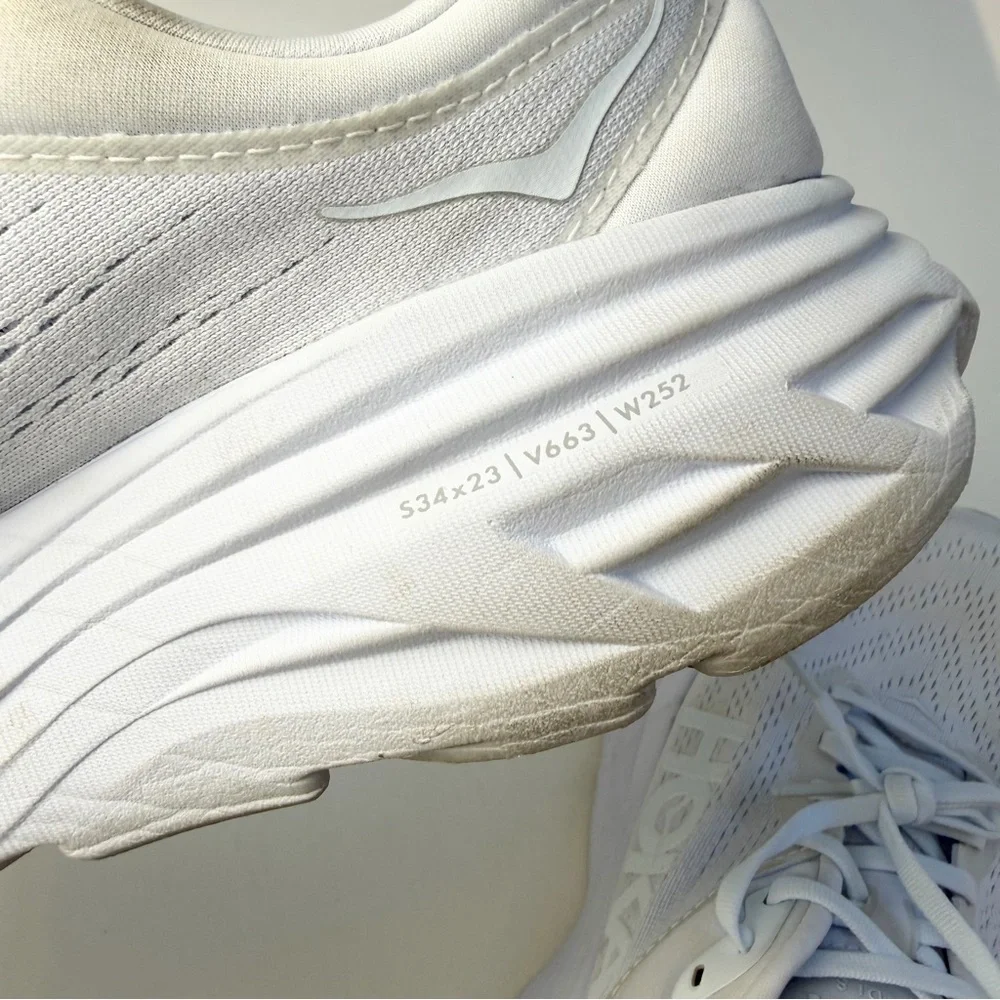 Hoka Bondi 8 White Running Sneakers Women’s 10 - Picture 6 of 13